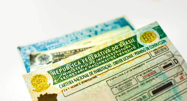 cnh e passaporte